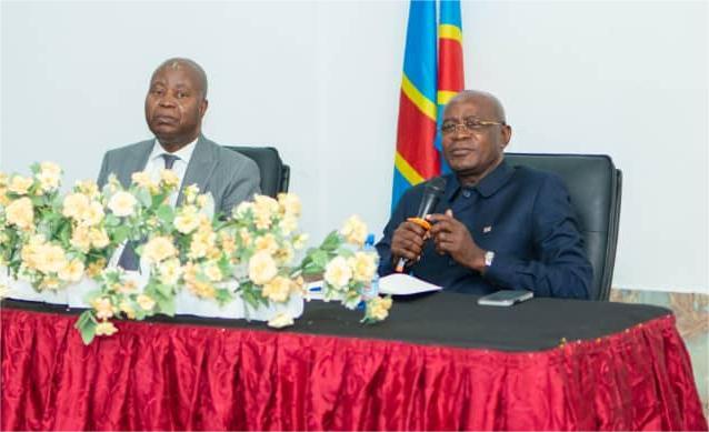 SUPERVISION-VPM-MUZITO-ET-ELYSEE-BAKUMANIA Le VPM Adolphe Muzito encourage les équipes d’élaboration du projet de Loi de finances 2026 à mettre les bouchées doubles