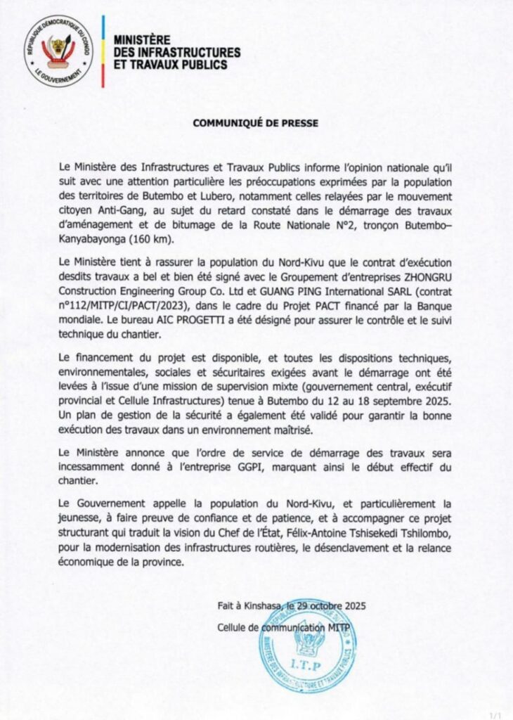 1001494972-730x1024 RDC : Les travaux de la RN2 entre Butembo et Kanyabayonga réactivés , renseigne le ministère des ITP