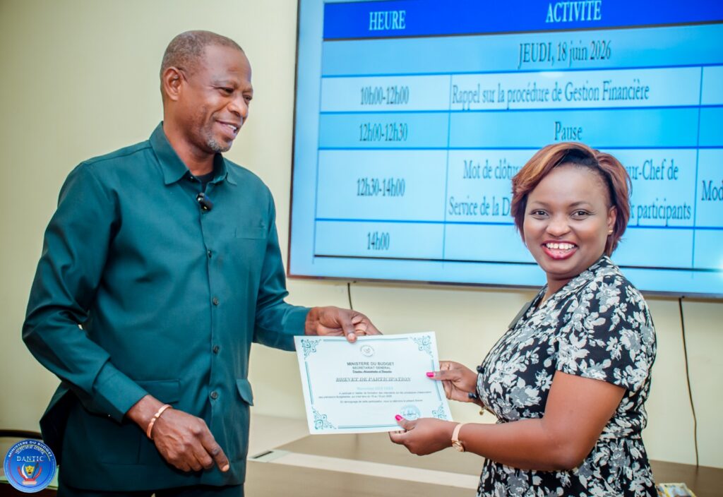 1002462432-1024x704 ‎Ministère du Budget-RDC : Clôture de l’atelier de formation en faveur des Intendants venus de ses services